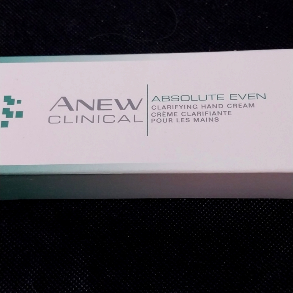 Avon clinical  absolute even hand cream.